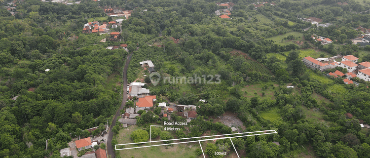 500m2 Amazing Land With Ocean View Near Nunggalan Beach Uluwatu 1