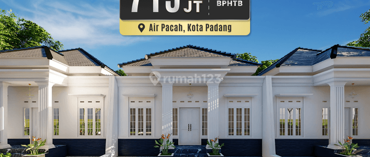 Rumah Type 80 175 di Air Pacah Padang, Bebas Banjir, Dekat Rsud, Universitas Dan Perkantoran 1