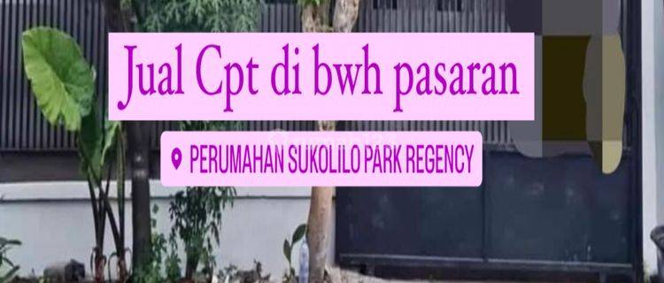 Perum Sukolilo Park Regency Mepet Its Sby 1