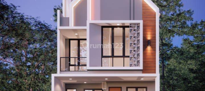 Di Jual Rumah Baru Mewah Strategis Design Modern 2 Lantai di Duren Sawit Jakarta Timur  1