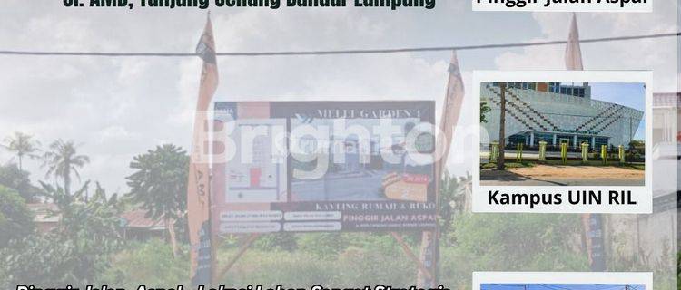 Tanah Kavling Pinggir Jalan Bandar Lampung 1