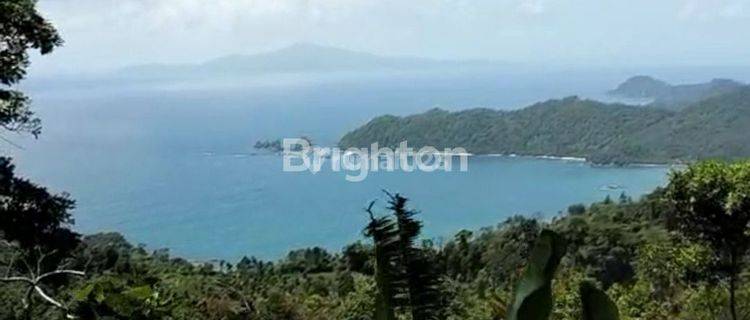 Tanah vieuw pulau Kiluan Tanggamus Lampung 1