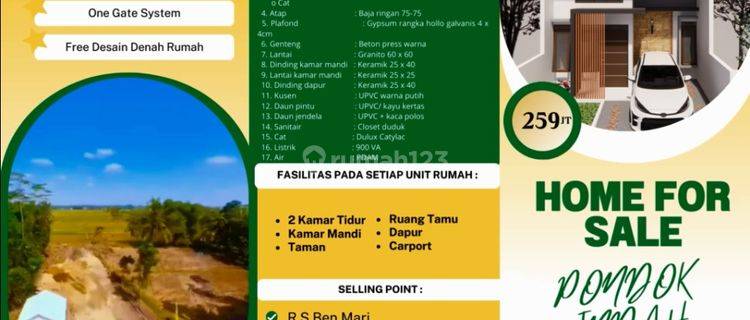 Promo Perumahan murah Pondok Indah Cerme Kendalpayak Pakisaji Malang 1