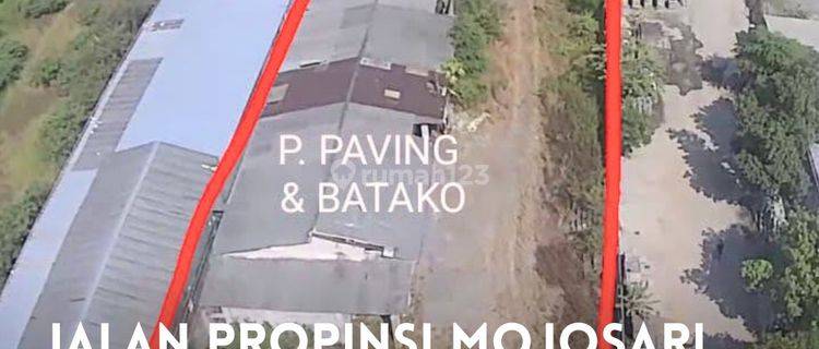 Dijual PABRIK PAVING SIAP PRODUKSI Jalan Propinsi Mojosari 1