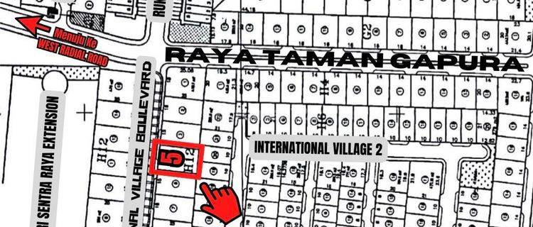 HOT KAVLING International Village Boulevard H 1