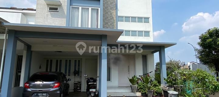 Rumah 3 Lantai View Lap. Badminton di Cosmo Icon BSD, Tangerang Selatan 1