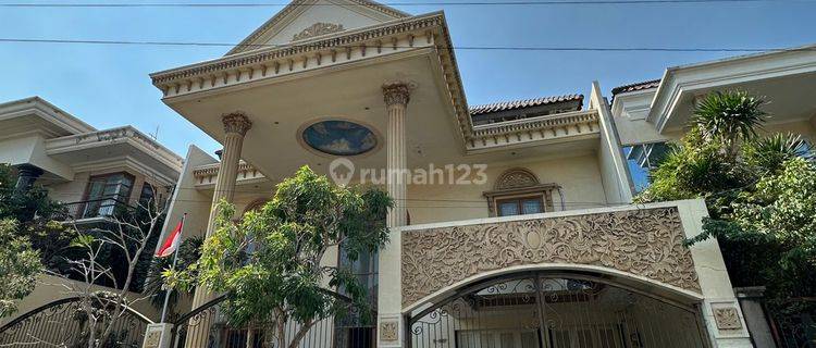 Dijual Cepat Rumah Mewah Margorejo Surabaya Semi Furnished, Terawat Dan Siap Huni. Bangunan Baru. 1