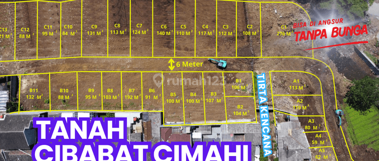 Tanah Samping Komplek Tirtakencana Jalan Pesantren Cibabat Cimahi 1