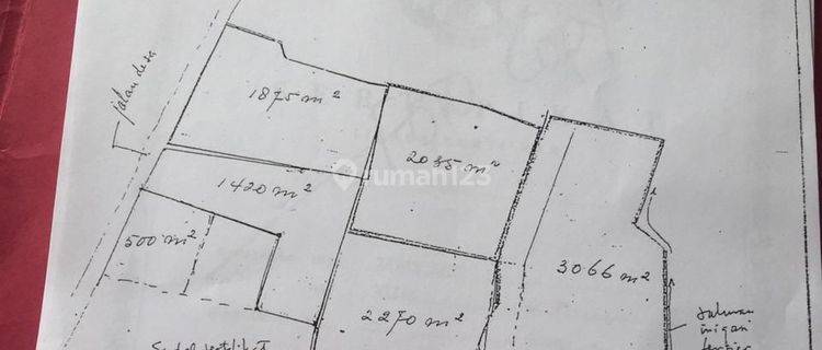 Dijual Tanah Luas 1,1 Ha Curug Agung Tanah Baru Sertifikat SHM  1