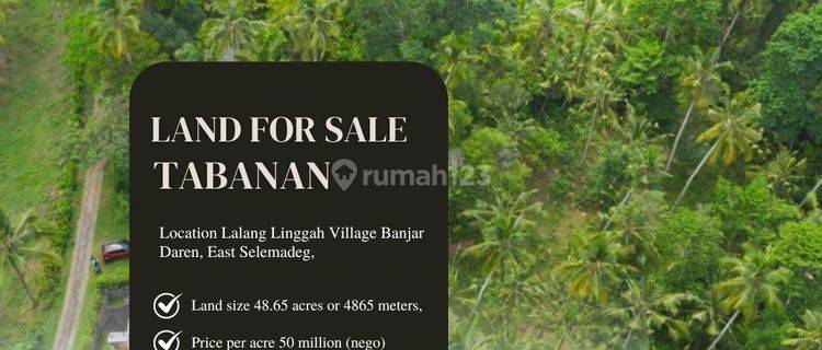 Jual Tanah Lokasi Di Tabanan Selemandeg  1