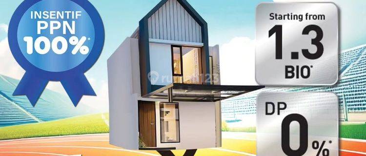 Vazza Living Tipe Pearl X2 Rumah 2 Lantai Dp 0% Graha Raya 1