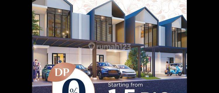 Tipe Lynden Rumah 2 Lantai 1.5m Dp 0% Hyra Graha Raya 1