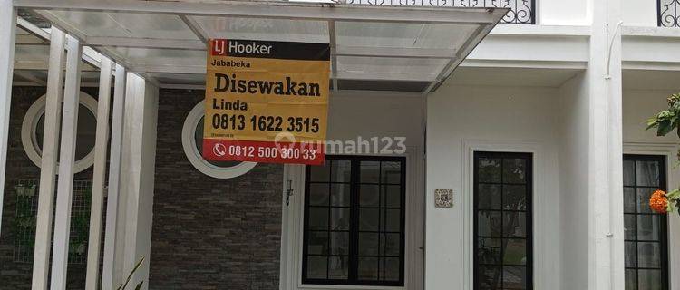 Disewakan Rumah Baru 2 Lantai Sevilla Townhouse Jababeka 1