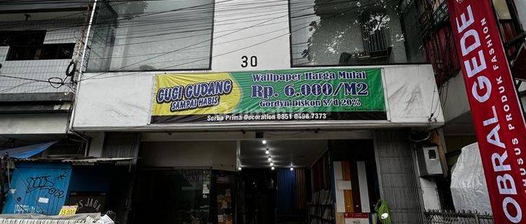 Dijual Ruko Tengah Kota Bandung Asia Afrika Mainroad 1