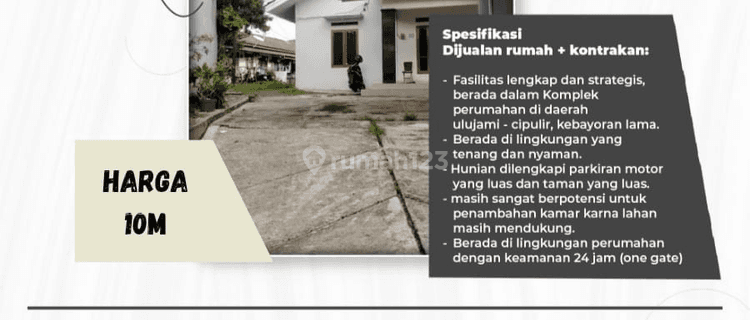  Di Jual Kontrakan Petakan 12 Kamar Dan 1 Rumah 1