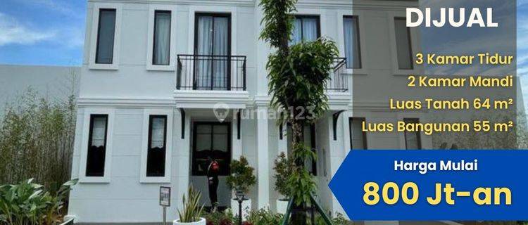 Dijual Rumah Cantik Hanya 800 Jt An Fasilitas Umum Lengkap 1