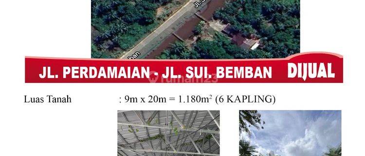 Di Jual Tanah Jl. Perdamaian Jl, Sui, Bemban, Pontianak Indonesia 1