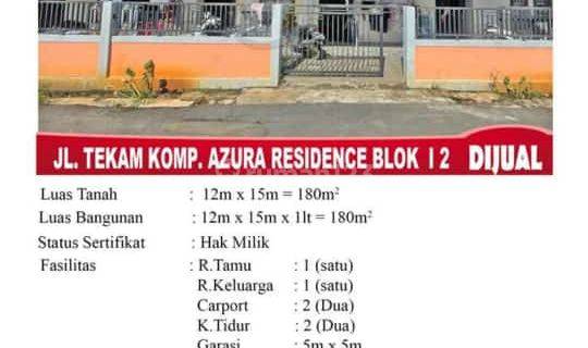 Di Jual Rumah Jl. Tekam Komp. Azura Residence Blok L 4, Pontianak Indonesia 1