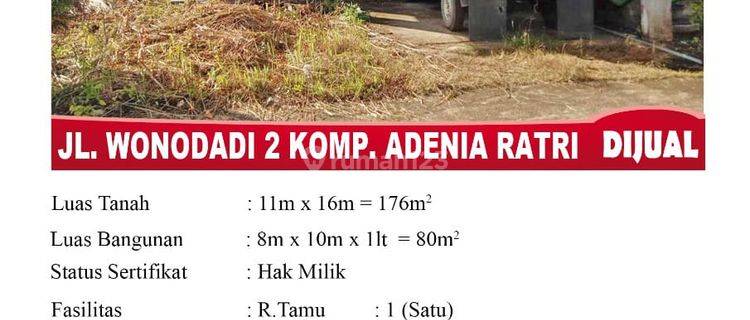 Di Jual Rumah 1 Lantai, Lokasi Jl. Wonodadi 2 Komp. Adenia Ratri, Pontianak Indonesia 1