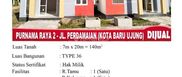 Di Jual Rumah, Lokasi Purnama Raya 2 Jl. Perdamaian Kota Baru Ujung Pontianak, Indonesia 1