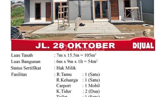 Di Jual Rumah 1 Lantai Type 120 Jl. 28 Oktober Komplek Villa Mandiri Residence Siantan Pontianak Indonesia 1