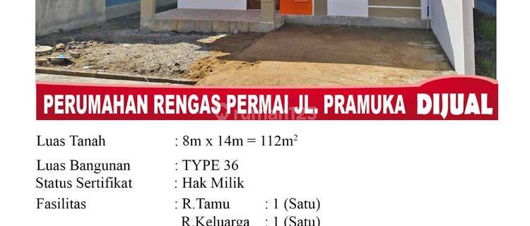 Di Jual Rumah, Lokasi Perumahan Rengas Permai Jl. Pramuka Pontianak, Indonesia 1