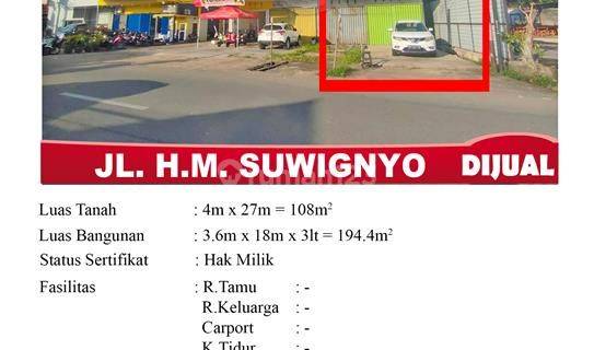 Di Jual Rumah 3 Lantai, Lokasi Jl. H.m. Suwignyo, Pontianak Indonesia 1