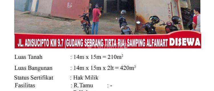 Di Sewa Gudang 2 Lantai, Lokasi Jl. Adisucipto Km 9.7 Gudang Sebrang Tirta Samping Alfamart , Pontianak Indonesia 1