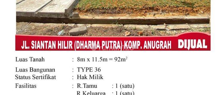 Di Jual Rumah Type 36 Jl. Dharma Putra Siantan Komp. Anugrah, Pontianak Indonesia 1