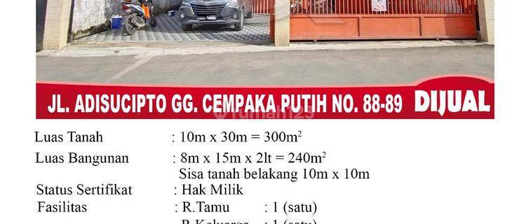 Di Jual Ruko 2 Lantai, Lokasi Jl. Adisucipto Gg. Cempaka Putith No. 88 89, Pontianak Indonesia 1