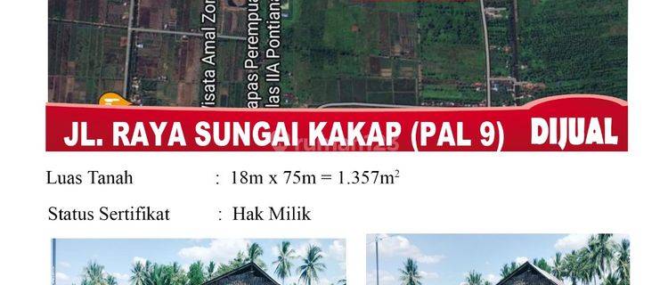 Di Jual Rumah, Lokasi Jl. Raya Kakap Pal 9 Komp. Amy Permai 7 Pontianak, Indonesia 1