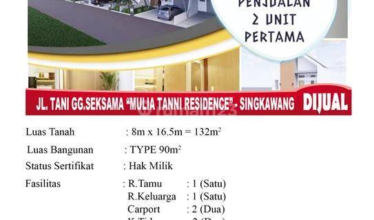 Di Jual Rumah Lokasi Jl. Tani Gg. Seksama Mulia Tanni Residence Singkawang, Indonesia 1