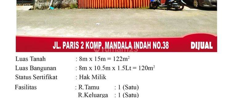 Di Jual Rumah 1,5 Lantai, Lokasi Jl. Paris 2 Komp. Mandala Indah No. 38 , Pontianak Indonesia 1