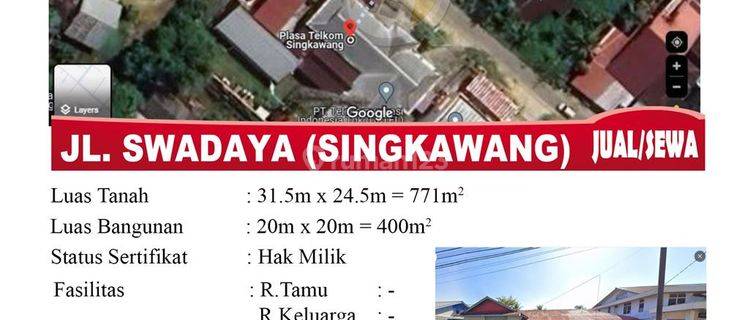 Di Jual sewa Rumah Lokasi Jl. Swadaya Singkawang, Indonesia 1