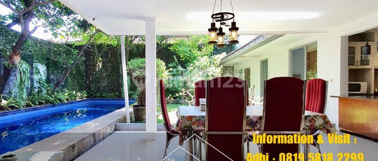 Attractive Price Well-Maintained and Move-In Ready Townhouse in Dharmawangsa, South Jakarta 1