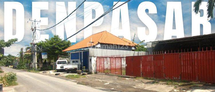 GUDANG 5 ARE DI TUKAD BADUNG DEKAT SANUR DAN RENON JALAN ASPAL 1