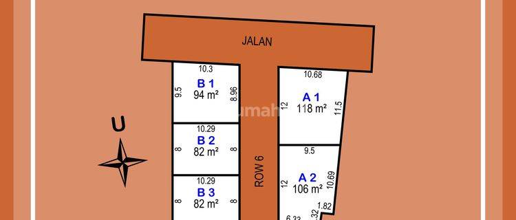 Tanah Murah Madiun Kaibon, Dekat Rs Griya Husada  1