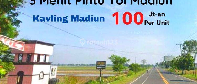 Tanah di Jalan Gunungsari , Madiun SHM 101 m² 1