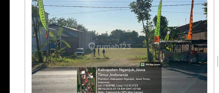  TN025 , Dijual Tanah di Daerah Kurungrejo, Prambon, Nganjuk 1