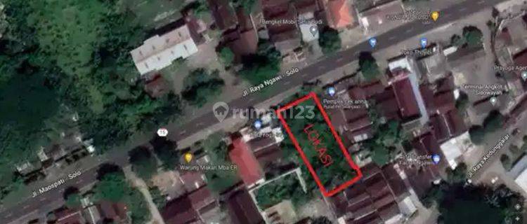 Dijual Tanah di Jl Raya Provinsi Surabaya Jogja, Ngawi 1