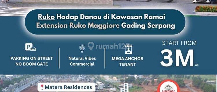 Menghadap Jalan! 2m Supermurah Ruko Maggiore Signature East 1