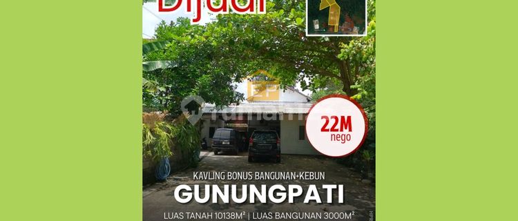 For Sale Spacious Plot With Building And Garden Bonus In Gunungpati 1