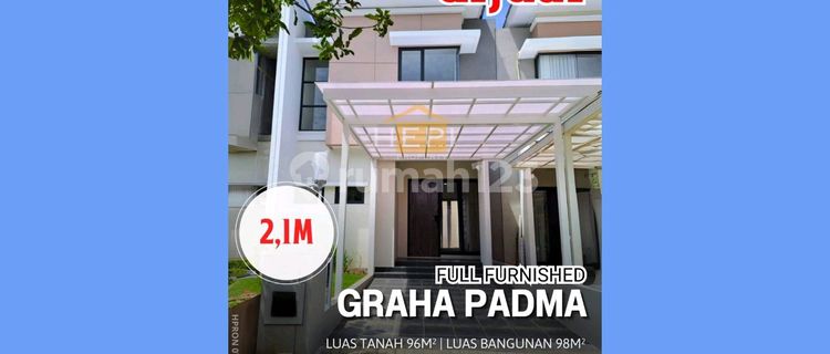 Rumah Baru Gress Dijual Grah Padma Semarang Full Furnished 1