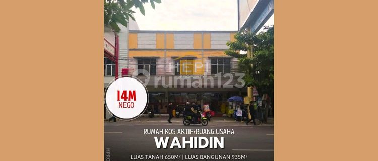 For Sale Active Boarding House And Business Space On Jalan Raya Wahidin 1