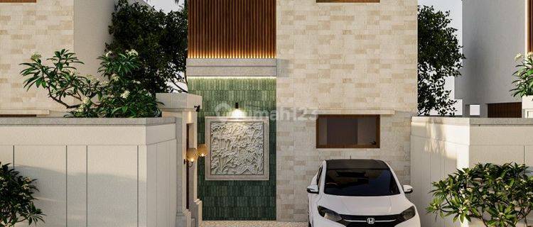 Villa Elegan 2 Lantai Siap Bangun Dekat Pura Goa Gong Bali 1