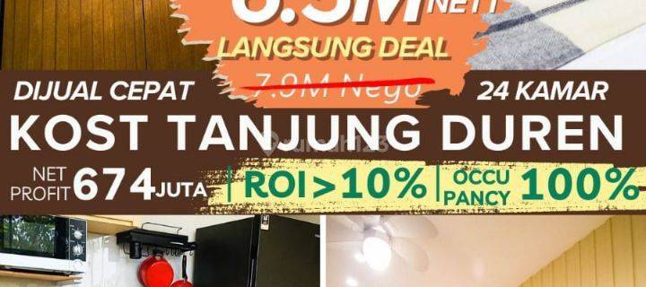 Jual Rukost Di Kawasan Bisnis Jakarta Barat, Tanjung Duren 1