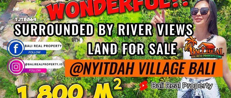 View Sungai, Hutan Dan Bendungan 1,860 M2 di Kediri Tabanan 1