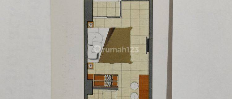 Apartemen Studio Lokasi Strategis Dekat Transjakarta & LRT Tifolia Pulomas 1