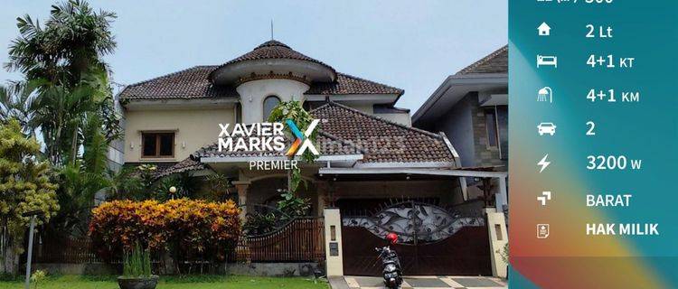 Dijual Rumah Klasik Super Mewah 2 Lantai, Araya 1