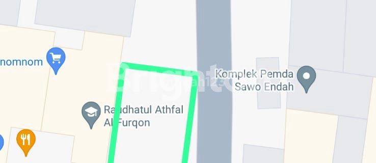 Lahan di pinggir jalan raya Ciwastra (sebelah pintu masuk komplek Sawo Endah), cocok untuk rumah tinggal dan tempat usaha 1